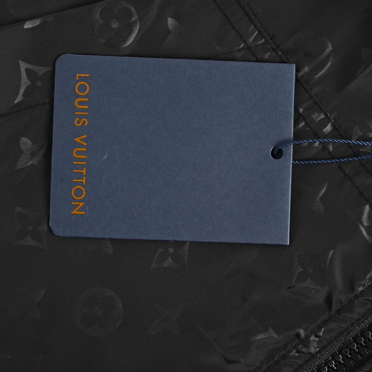 Louis Vuitton/Louis Vuitton leather stamp logo dark pattern jacquard double-sided jacket
